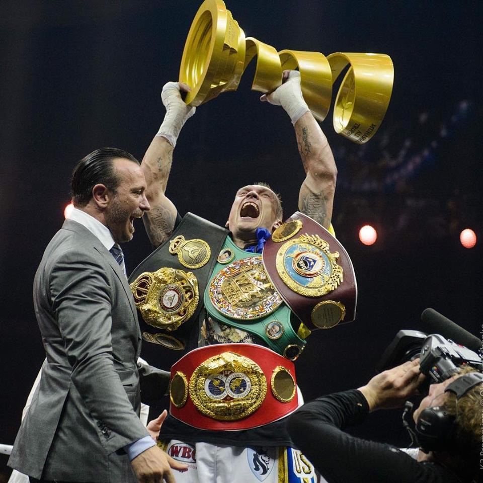 александр усик - абсолютный чемпион мира wbo, wbc, wba, ifb, пояса журнала the ring и кубка мухаммеда али! - изображение 1